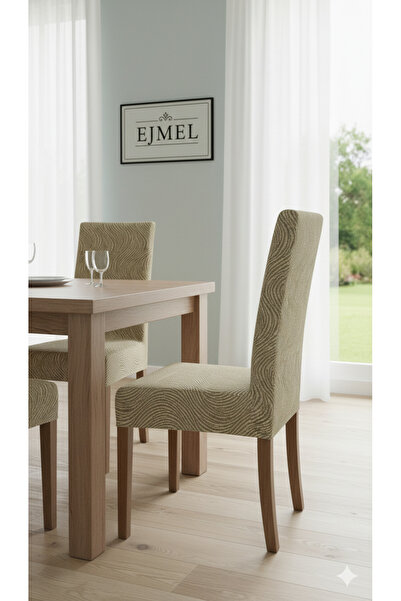 EJMEL Stretchable Elastic Flexible and Protective Chair Cover Thick Jacquard Fabric High Quality