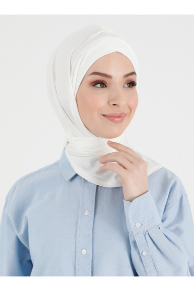 Ecardin عمامة متقاطعة من سلسلة إسرا المطوية - ست 396 كريمي