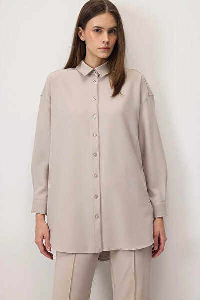 Touché Privé Relax Fit Crepe Shirt