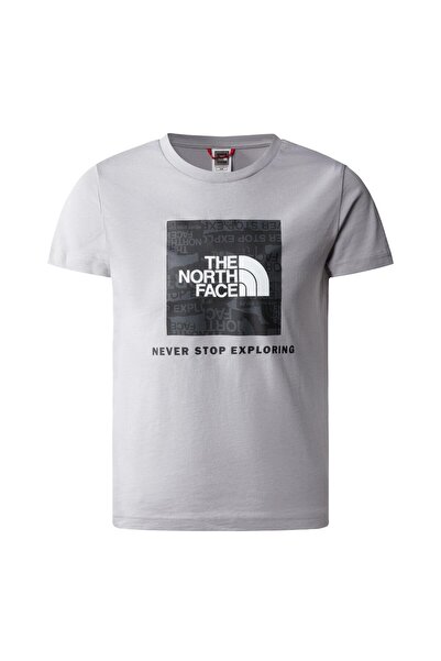 THE NORTH FACE Redbox Erkek Çocuk Tişörtü NF0A82E9A911 Gri-XL