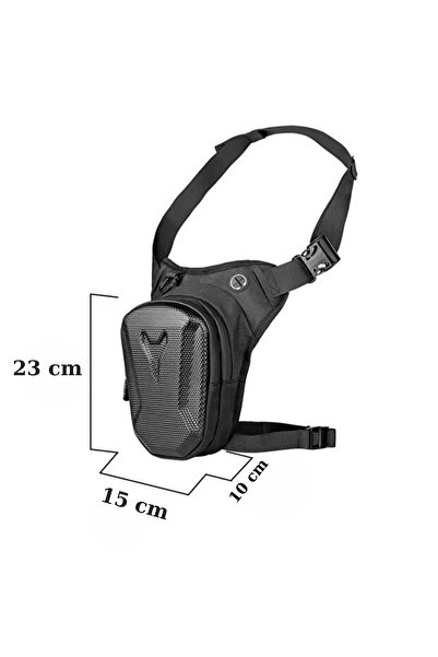 AVCA Unisex Shell-Protective Waterproof Biker Leg Cross Shoulder Waist Bag