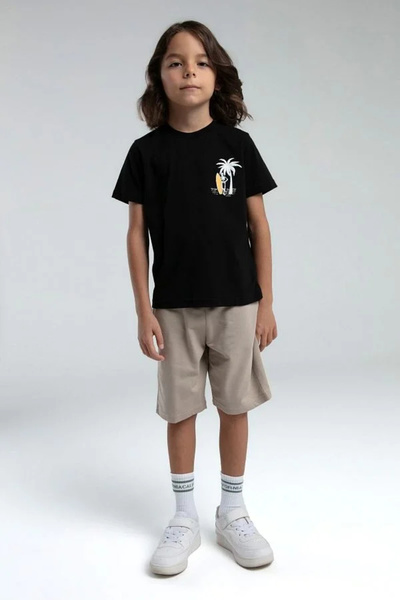 Rolypoly Boy's bermuda set - black