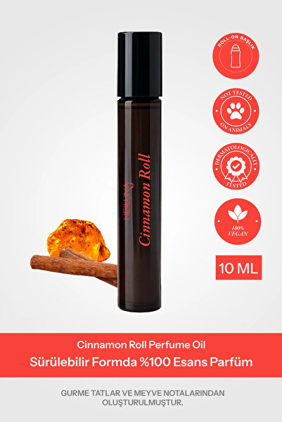Heiluna Cinnamon Roll | Sürülebilir %100 Esans Unisex Parfüm | Alkolsüz & Doğal Içerikli Kalıcı Koku