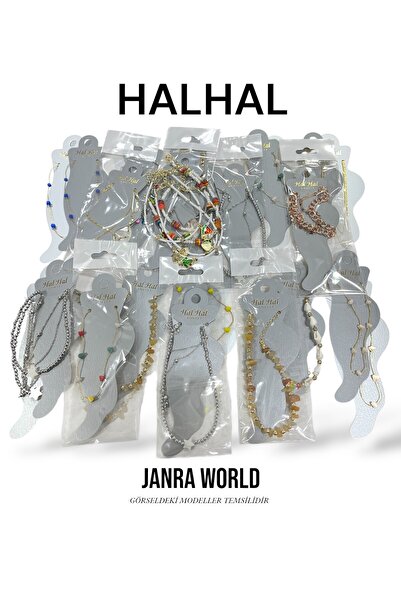 JANRA WORLD 2 Surprise Bijouterie Anklet Packages – Women's 2-Piece Gift Anklet Set Surprise Model