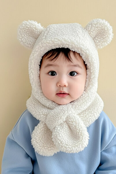 KAŞIKBEY قبعة بيبي تامي للأطفال بغطاء للرأس من القطيفة، قبعة من القطيفة مقاوم...