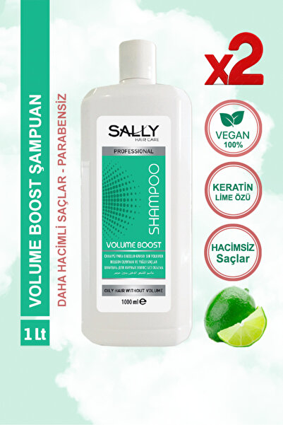 Sally شامبو فوليوم بوست لزيادة الحجم وتكثيف الشعر للشعر الدهني والضعيف 1 لتر ...