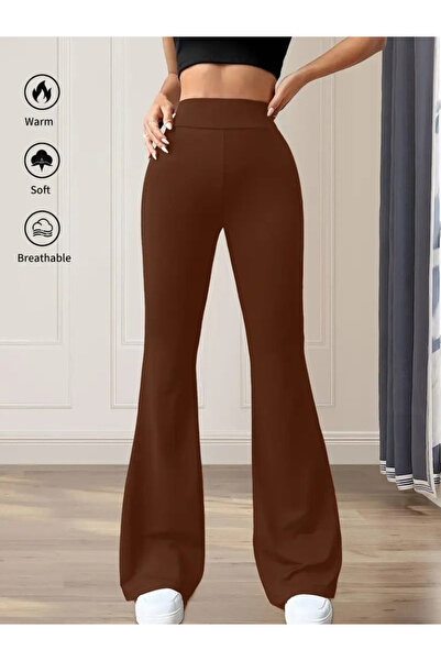 Meleners Women's High Waist (Elastic) Wide Leg Diving Tights