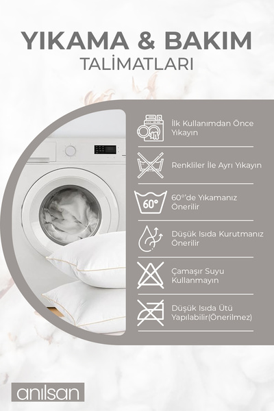 Anılsan Plain Powder King Ranforce Bed Sheet Set 100% Cotton (Sheet+Pillowcase)