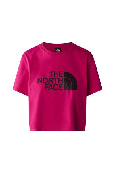 THE NORTH FACE تي شيرت نسائي من W CROPPED EASY NF0A87NAPYI1 وردي-L