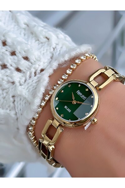 Ferrucci Çelik Zincir Kordon Kadın Kol Saati 2 Yıl Garantili