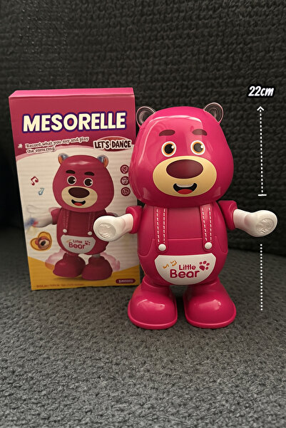 mesorelle Dans Eden Oyuncak Ayı - Işıklı ve Müzikli Little Bear Eğitici Oyuncak 3 Yaş Üstü-pilli 3 farklı müzi