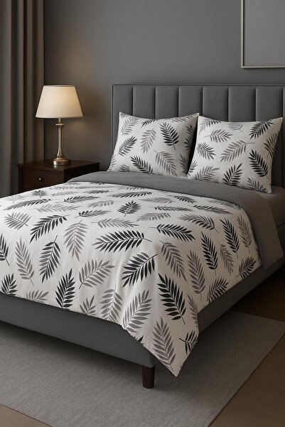 uykulife home collection Uykulife White Feather Double Duvet Cover Set (Witho...