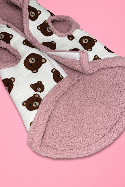 MODA Köpek kedi kıyafetı Kuzu müsliniçi yumaşak mont Rüzgarlık