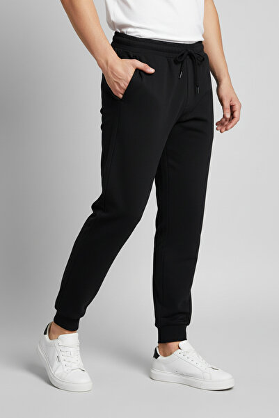 COMEOR Men's Black Sweatpants with Pockets Standard Fit Comfortable Fit