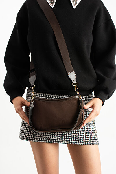 Zealous farme monogram baget ve çapraz çanta