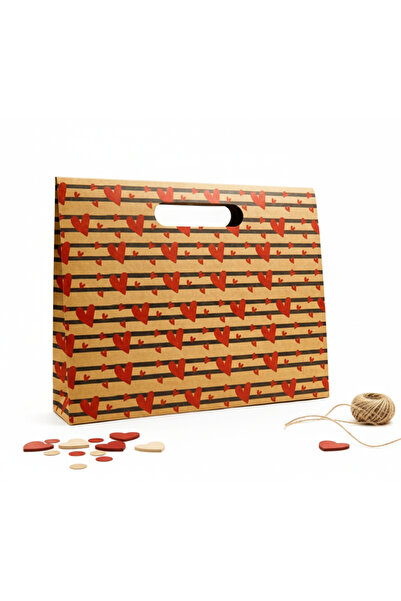 repro design 38x30 Heart Mix Premium Plic Model Geanta Carton 1 Buc