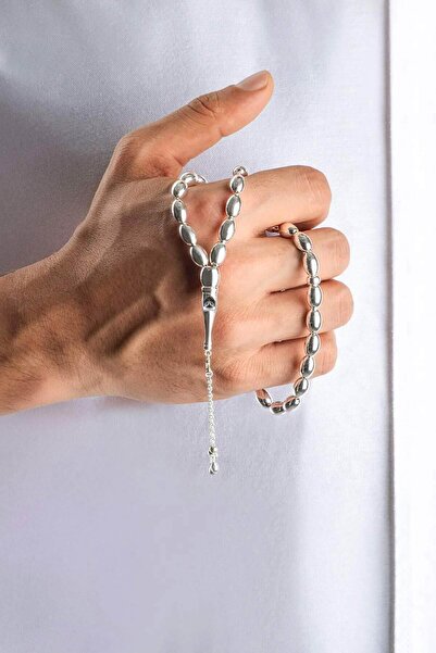 So CHIC... Barley Cut 20 cm Silver Prayer Beads