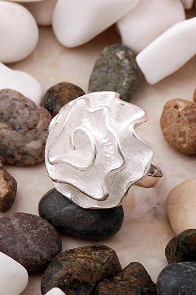 Sümer Telkari Girdap Tasarım Gümüş Yüzük 3507