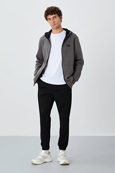 AIR JONES Ανδρικό φούτερ Hector Dark Grey Raised - 88139