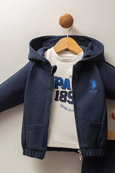 U.S. Polo Assn. U.S. Polo Assn. Boy's 3-Piece Set - Navy Blue