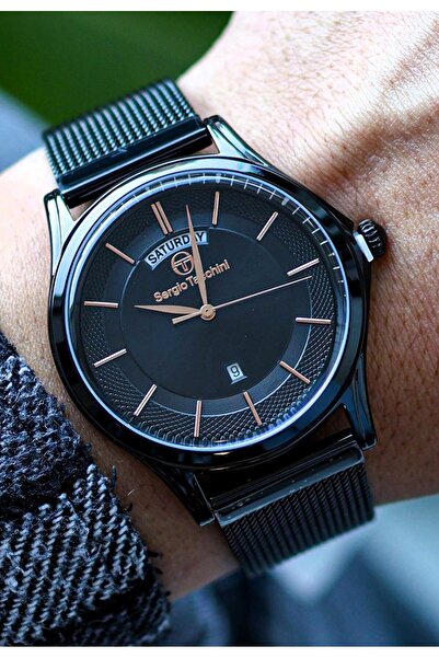 Sergio Tacchini Erkek Çelik Kol Saati 5 Atm Su Geçirmez İtalyan Tasarım