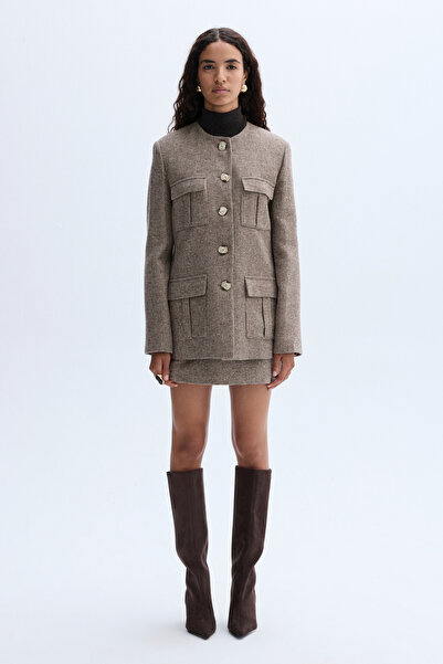 Mudo Eco-Friendly Fitted Multi-Pocket Casual Jacket