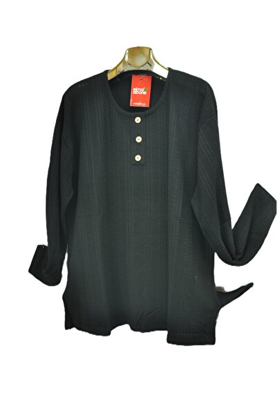 elma abone Μπλούζα από βαμβακερό χτενισμένο βαμβάκι Super Battal Bamboo Winter Twist