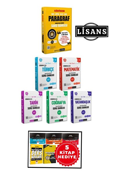 Pegem Akademi Yayıncılık Kpss 2026 Ezberbozan Türkçe Matematik Tarih Coğrafya...