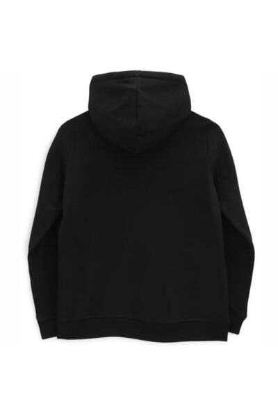 Vans Wm Drop V Logo Hoodie-B Women's Sweat Shirt Vn0A5Hnpblk1 Black-Xs