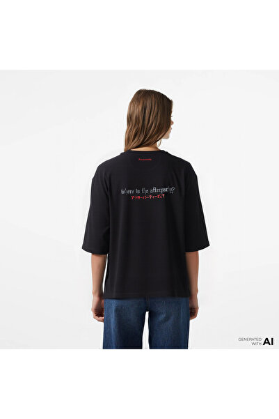 United 4 United4 X Monkey Project Where Is the after Party Unisex Black T-Shirt