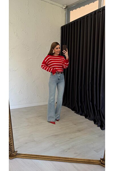 elif teke جينز كيماسو أزرق بقصة سبانية