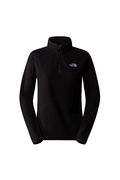 THE NORTH FACE W 100 Glacier Women's Half Zip Fleece Nf0A855M4H01 Black-Xl