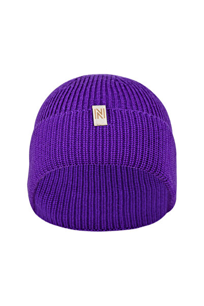 NORFOLK Norwick Merino Wool Beret Purple