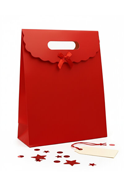 repro design 29x38 Μεγάλος Χρωματιστός Φάκελος Μοντέλο Velcro Χάρτινη Τσάντα 1 Τεμάχιο (Κόκκινο)