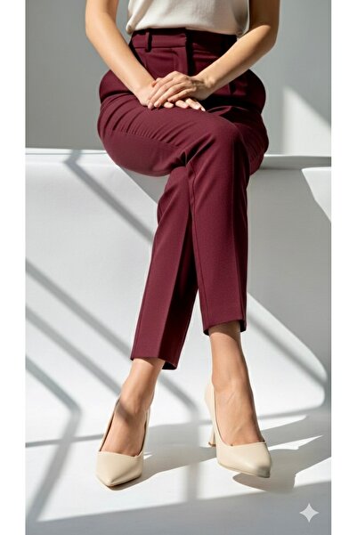 By Selçuk sivri burun ortopedik topuklu stiletto ayakkabı