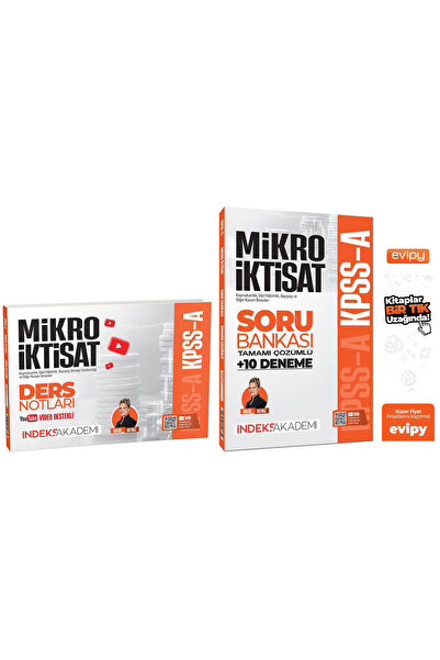 İndeks Akademi Bilge Beyaz | 2026 KPSS A Grubu Mikro İktisat Video Ders Notla...