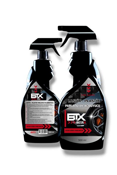 Betax Profesyonel Lastik&Plastik Parlatıcı ve Koruyucu Sprey 500ml - Uzun Sür...