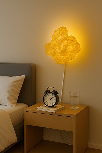 ZAVANSA Stone Glow Duvar Apliği – Kaya Dokulu Tasarım, Sıcak Işıklı Dekoratif...