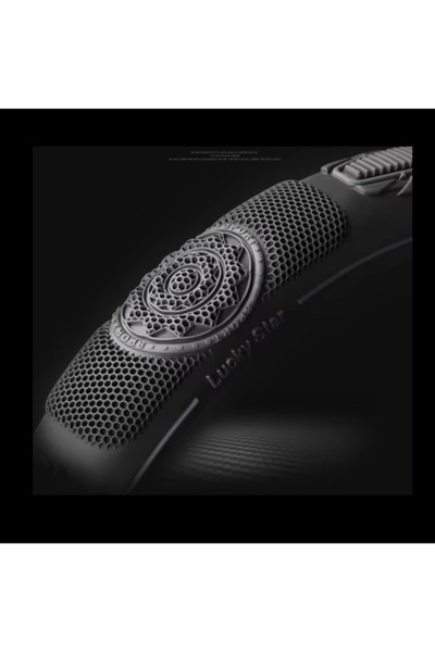 OEM Husa Volan Premium din Piele Naturala Neagra Perforata, cu Ac si Ata Neagra pentru Cusut