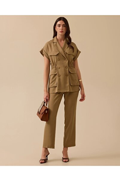 SEÇİL NOI PANTALONI clasici pentru femei y talie înaltă cu picioare înguste 10002511010018