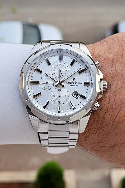 Daniel Klein Metalik Renk 2 Yıl Garantili 46 Mm Göstergeleri AktifErkek Kol S...