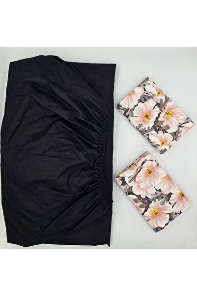 pınarhome collectıon 100% COTTON FABRIC RUBBERED SHEET+PILLOW CASE CORNER DEEP 28-30 CM SOFT FABRIC NEW SEASON