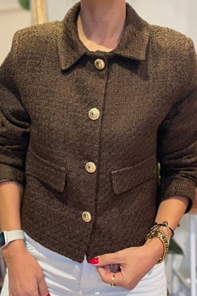 Suziş ΓΥΝΑΙΚΕΙΟ ΚΟΝΤΟ ΜΠΟΥΦΑΝΑΚΙ ΜΕ ΕΠΕΞΕΡΓΑΣΙΑ ΑΠΟ ΥΦΑΣΜΑ ΤΟΥΒΡΙΤ ΚΑΦΕ