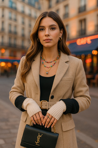 Anna Kolluk Eldiven Triko Kadın Premium Kalite