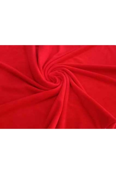 LinaByUgurr Red Universal Quality Non-Pilling Thick Fleece Fabric Width 180cm (1 Pcs=1 Meter)