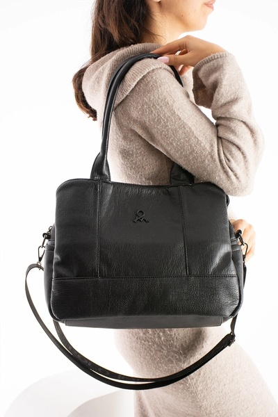 Mega & Polo Geantă de umăr mega pentru femei, cu 8 compartimente, complet căp...