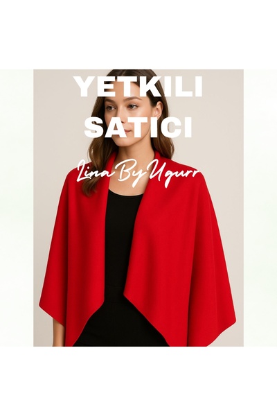 LinaByUgurr Κόκκινο χωρίς φούντες 70 εκ. Παχύ χειμωνιάτικο σάλι ώμου από φλις με απαλή υφή Σάλι για καφέ Εστιατόριο Ξενοδοχείο κ.λπ.