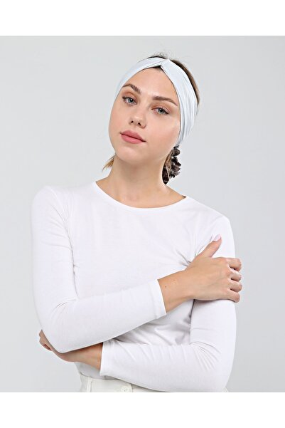 Ecardin باندانا رمادية فاتحة مريحة متقاطعة - St 055