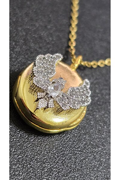 stainles steel Anka Kuşu Desenli Paslanmaz Çelik Kolye (UZAK ŞEHİR ALYA KOLYE)