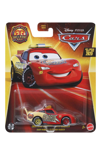 mattel CARS3 RADIATOR SPRINGS RACE AND RESCUE LIGHTNING MCQUEEN CAR TOY